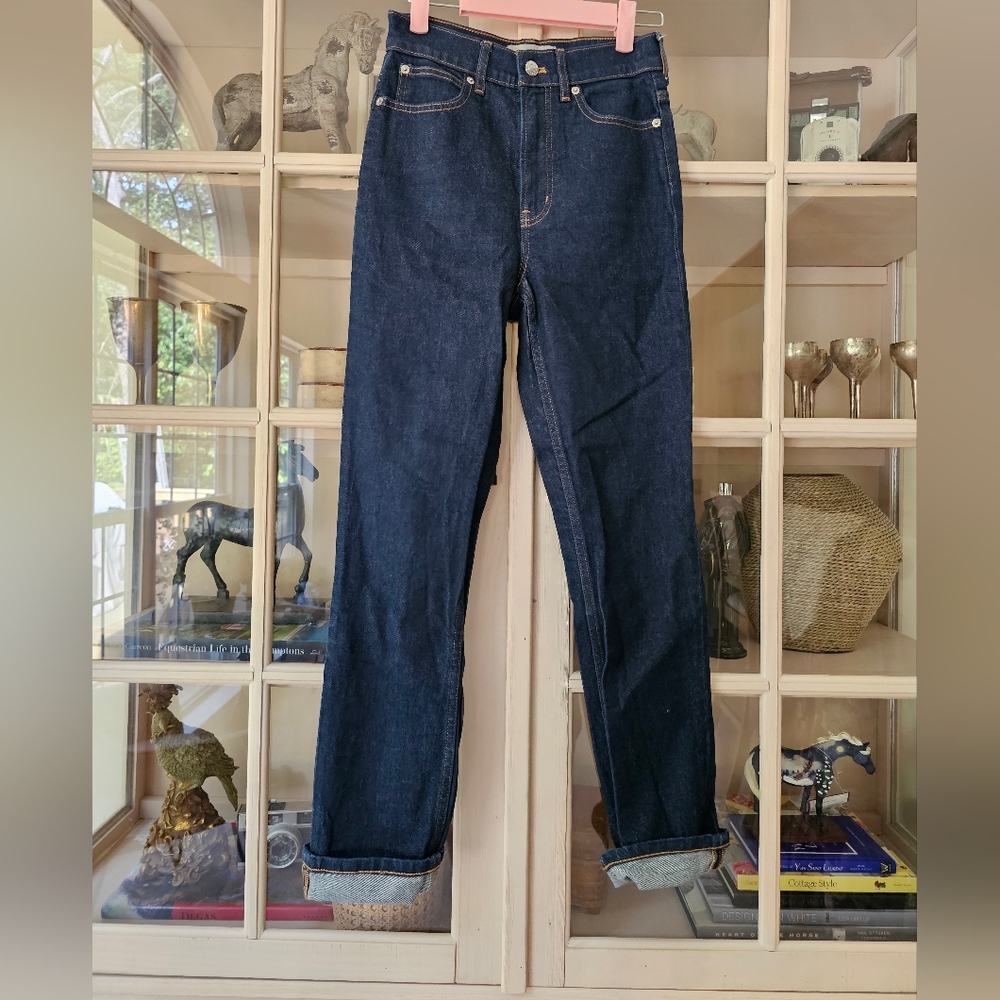 Everlane The Way High Slim Jean Pure Blue 25R - Picture 6 of 13